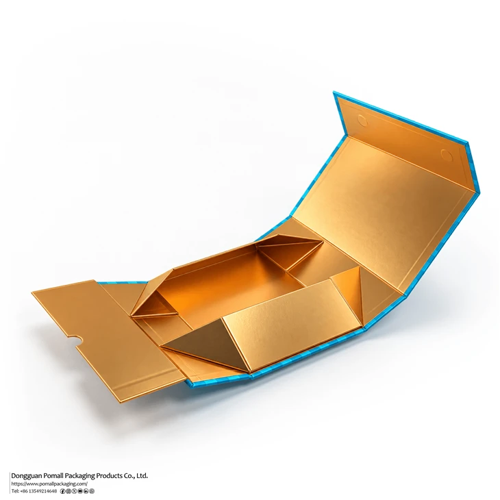 Blue Striped Magnetic Foldable Apparel Gift Box price