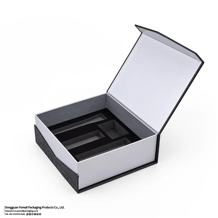 Elegant Black And White Skincare Gift Box high quality