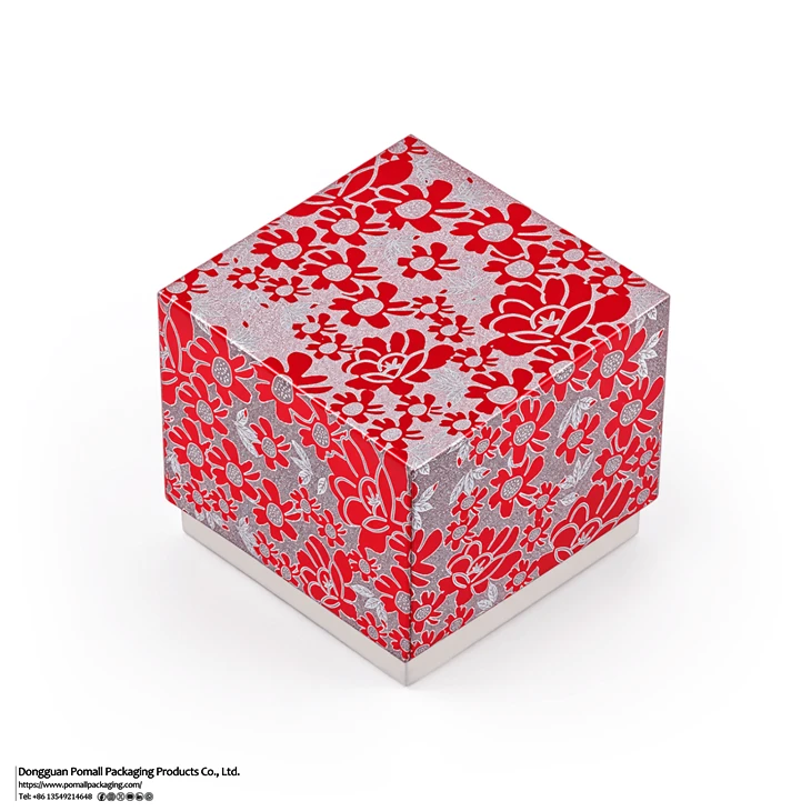 Floral Pattern Rigid Watch Gift Box high quality