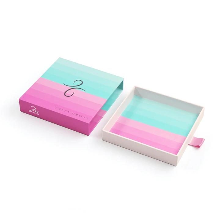 Portable Jewelry Packaging Drawer Box With Ribbon Handle price