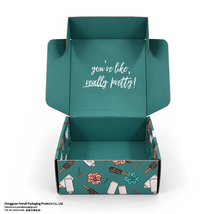 Printed Corrugated Beauty Packaging Box factory