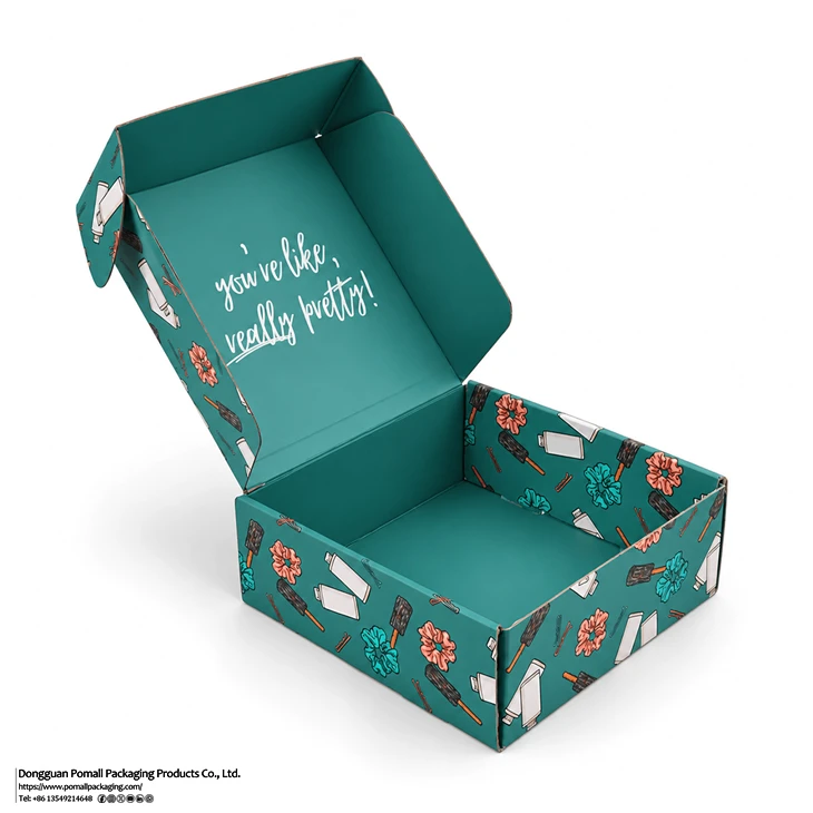 Printed Corrugated Beauty Packaging Box high quality