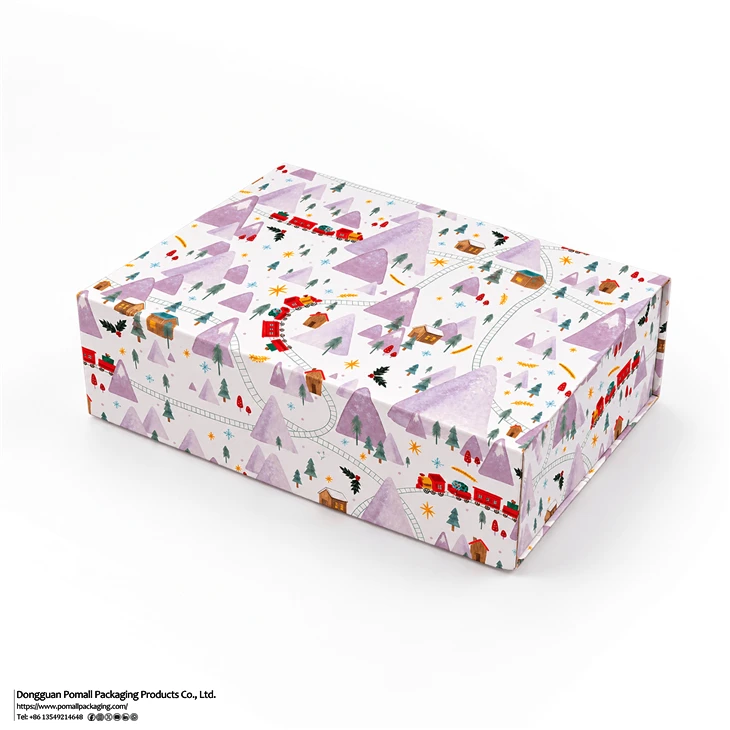 Printed Foldable Apparel Gift Box factory