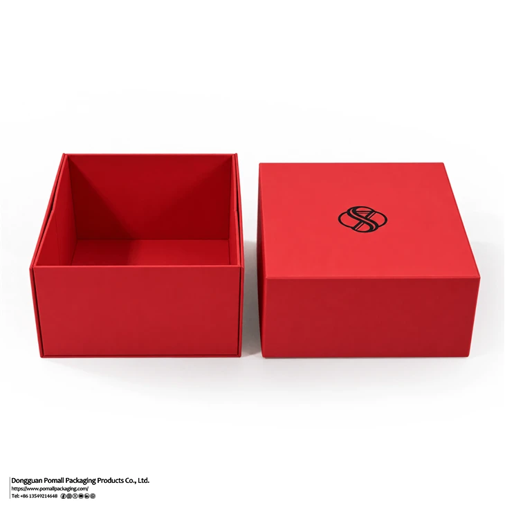 Red Foldable Apparel Gift Box factory