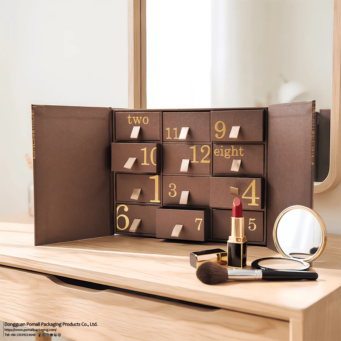 Luxury Cosmetic Advent Calendar Gift Box