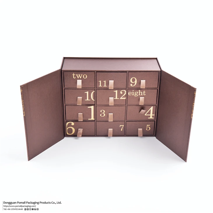 Luxury Cosmetic Advent Calendar Gift Box factory