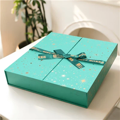 Calendar Gift Box With Logo Gold Foil Stamping