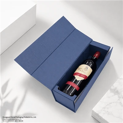 Packaging Gift Box for Single Bottle Champagne