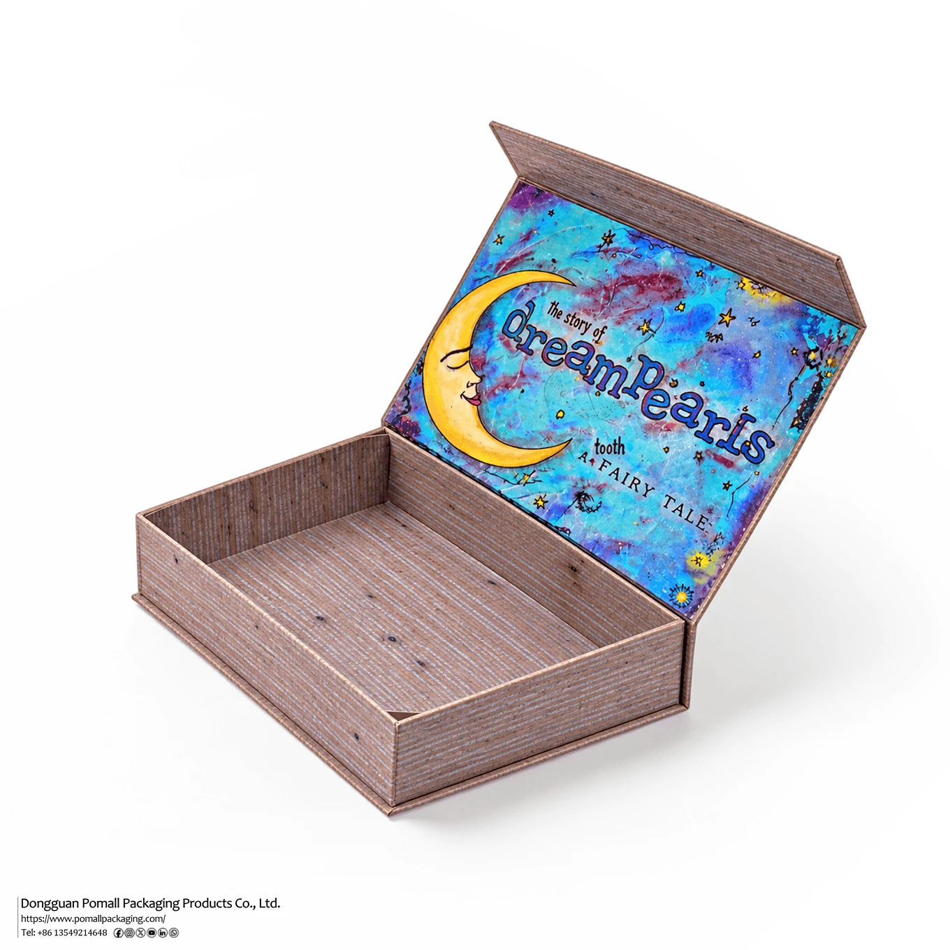 Foldable gift box with fairy tale print Foldable gift box with fairy tale print