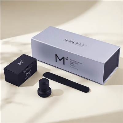 Embossed Matte-finished Cosmetic Box With Foam Insert