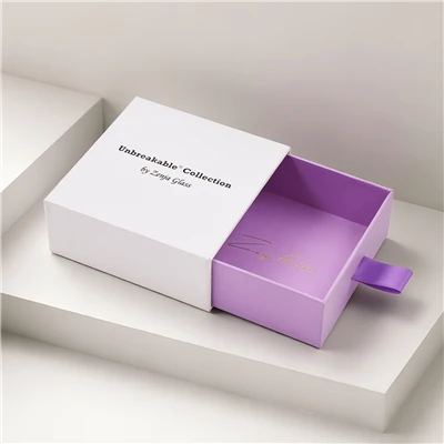 Premium Rigid Drawer Jewelry Packaging Box
