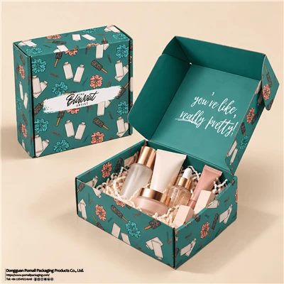 Printed Corrugated Beauty Packaging Box