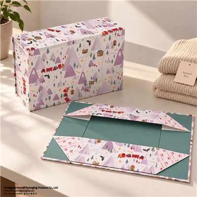 Printed Foldable Apparel Gift Box