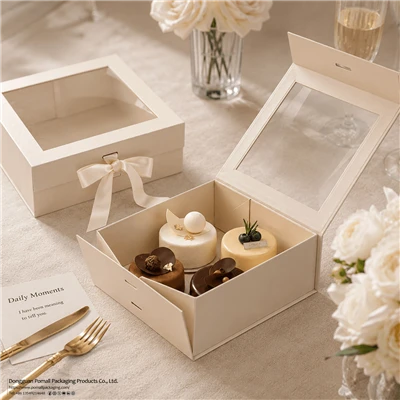 Ribbon Window Cake Gift Box